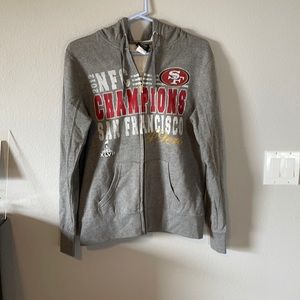 SF 49er zip up
